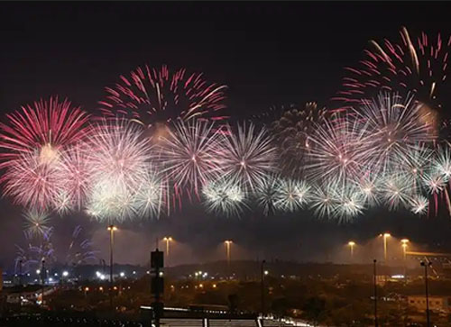 天津市焰火晚会